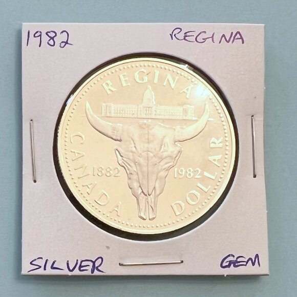 Canada Silver 1982, 1983 & 1985 0.500 Fineness Dollar Coins! - Picture 3 of 16